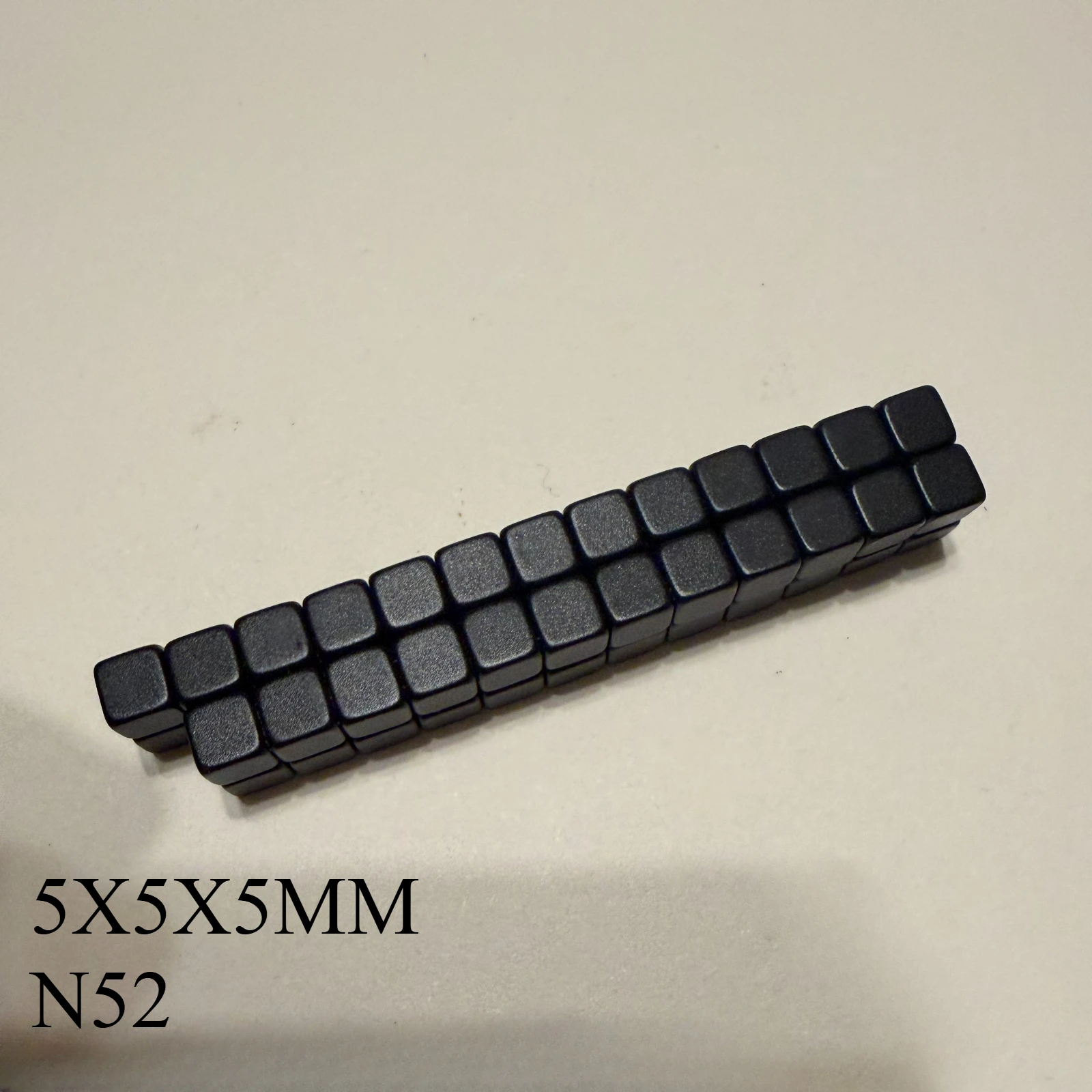 N52 5*5*5  nickel‑copper‑nickel and epoxy Magnets epoxy Block Square 5x5x5 Superpowered Neodymium Search Magnetic  MagicCube