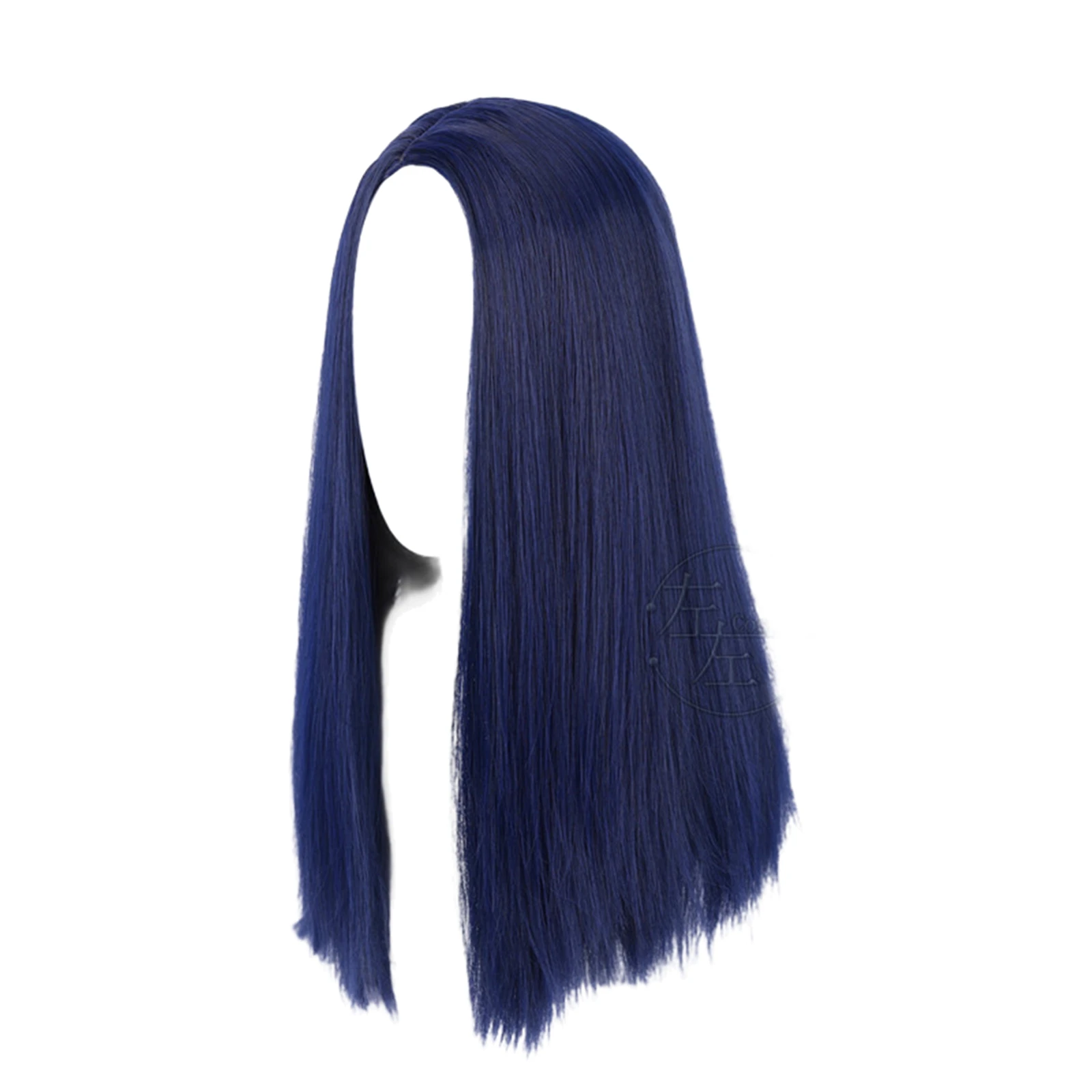 ケイトリン コスプレウィッグ ロールプレイ ダークブルー ロング ストレート ヒートウィッグ ハロウィン カーニバル パーティー用