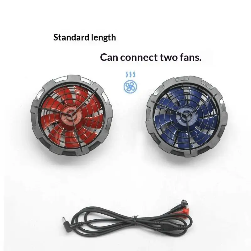 New！USB Electric Air Conditioner Fan Cooling Outdoor Summer Coat For Men With USB Cable Portable Air Conditioning Clothing Fan