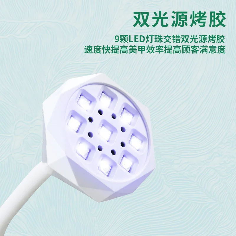 Cross-border diamond head lotus nail lamp, phototherapy machine