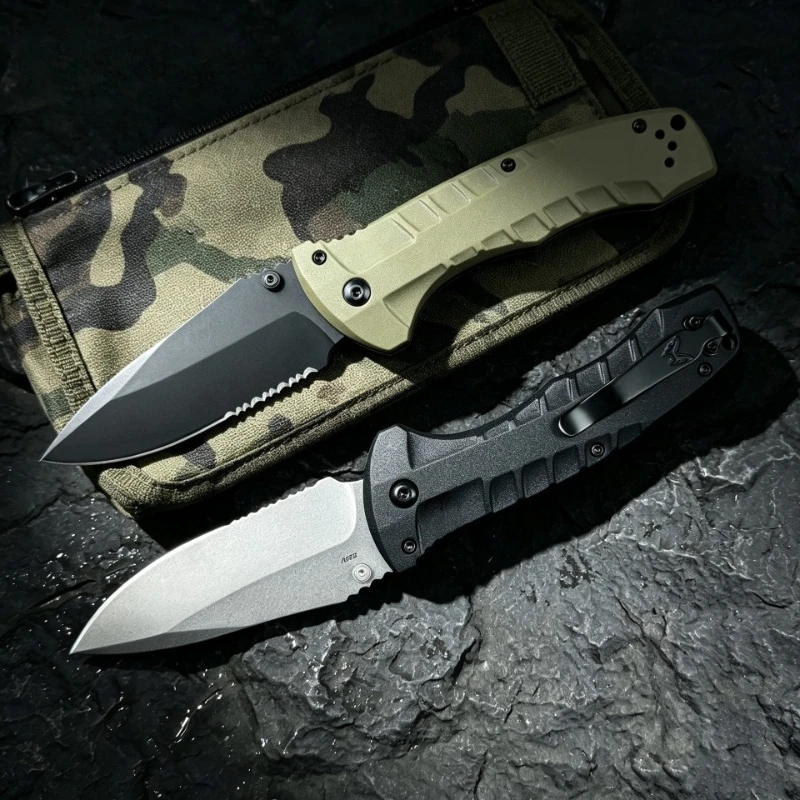 Portable Daily Folding Camping Outdoor Pocket Knife S30V Blade Nylon FiberHandle Hunting Survival Utility Fruit Knives EDC Tools