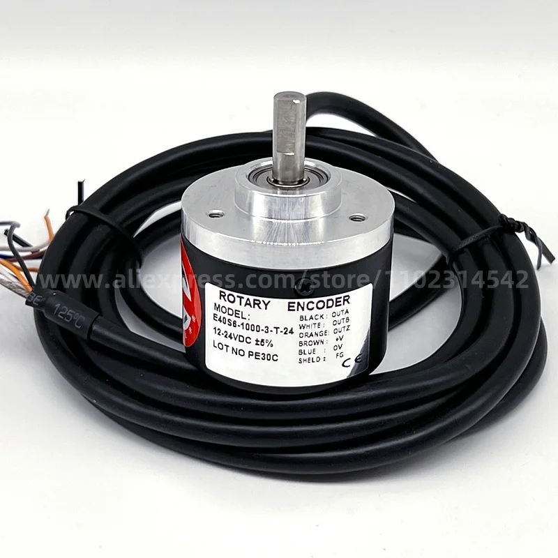 

1Pcs Rotary Encoder E40S6-1000-3-T-24 10 20 30 30PR 1024 360 2500 600-N-2000-6-L-5 E40S8 E50S8 3-T-24 3-N-24 6-L-5 3-V-24 hot sa