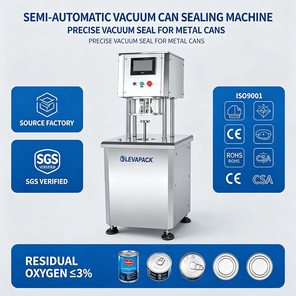 Canned Meat Vacuum Food Sealers Vacuum Sealer For Food Popcorn Machine Rice Packaging Machine
