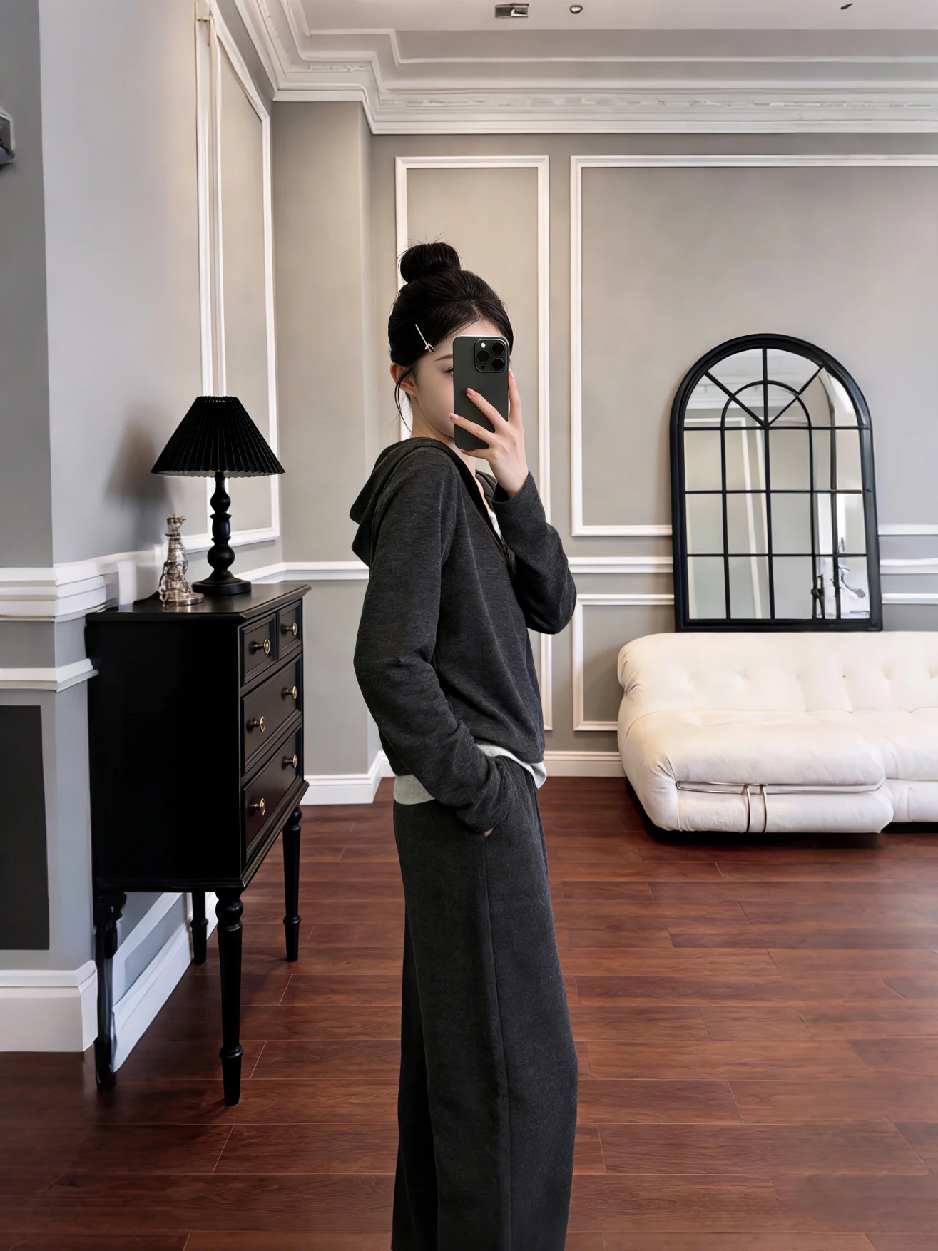 

Новинка весенней коллекции: женский повседневный комплект из двух предметов с капюшоном – модный топ и брюки в стиле кэжуал для офиса и повседневной носки