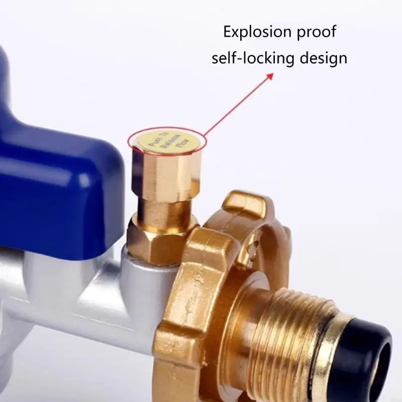 D0AB صمامات منظم ضغط الغاز القابل للتعديل مع دليل انفجارات السلامة