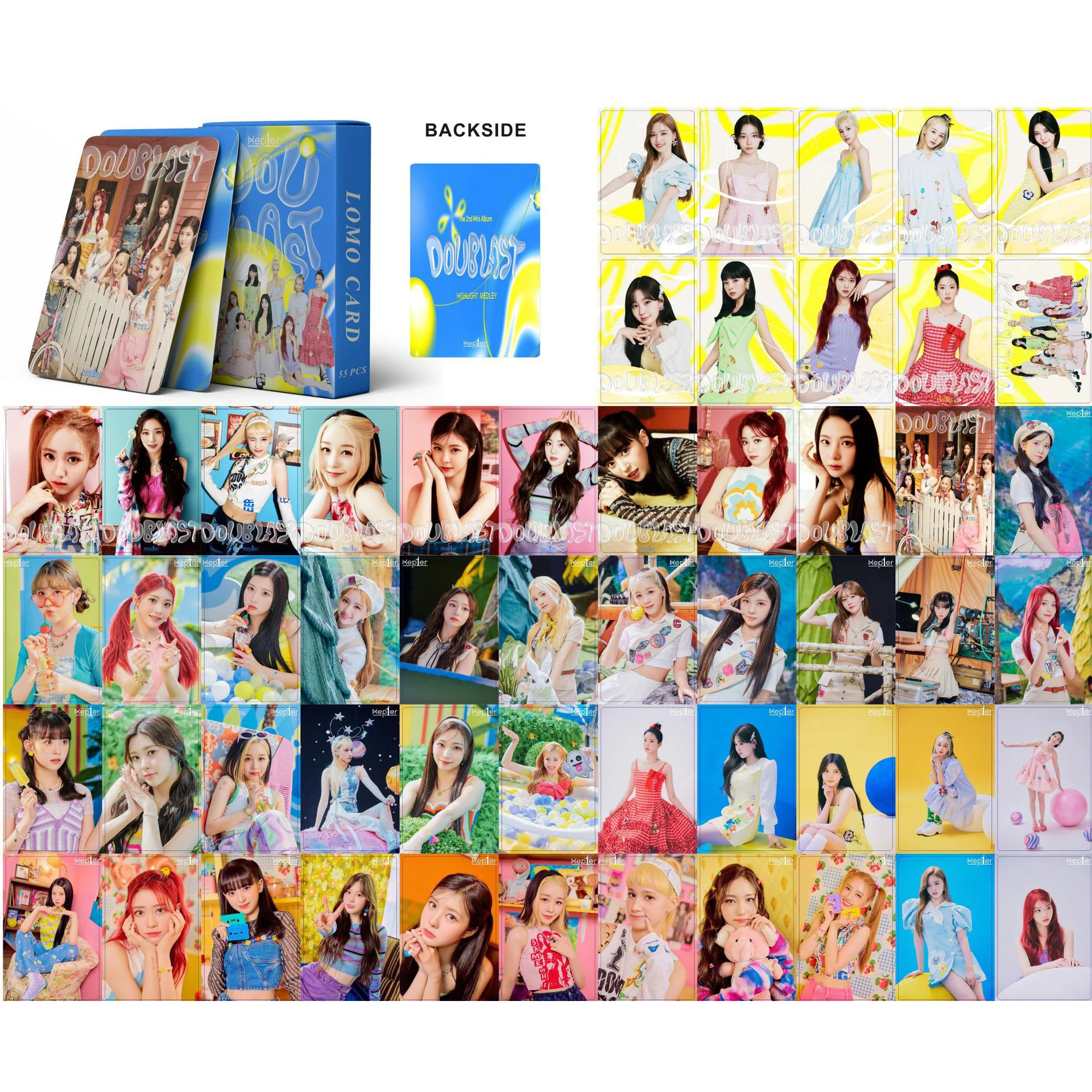 55pcs/set KPOP NMIXX IVE LOVE DIVE ELEVEN Lomo Cards Photocards Album Fans Collection Gift Postcards Photo Card