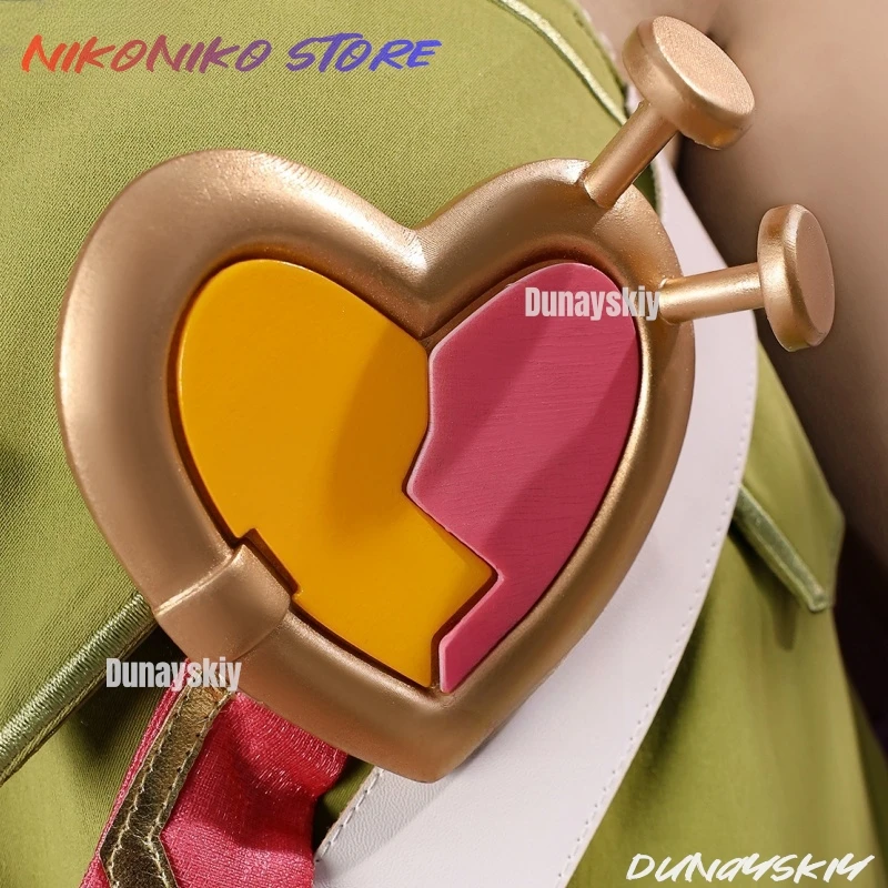 لعبة Genshin Impact Aino أزياء تنكرية فستان شعر مستعار للنساء للهالوين شعر مستعار للحفلات الرسوم المتحركة دعائم موحدة 2025 جلد جديد