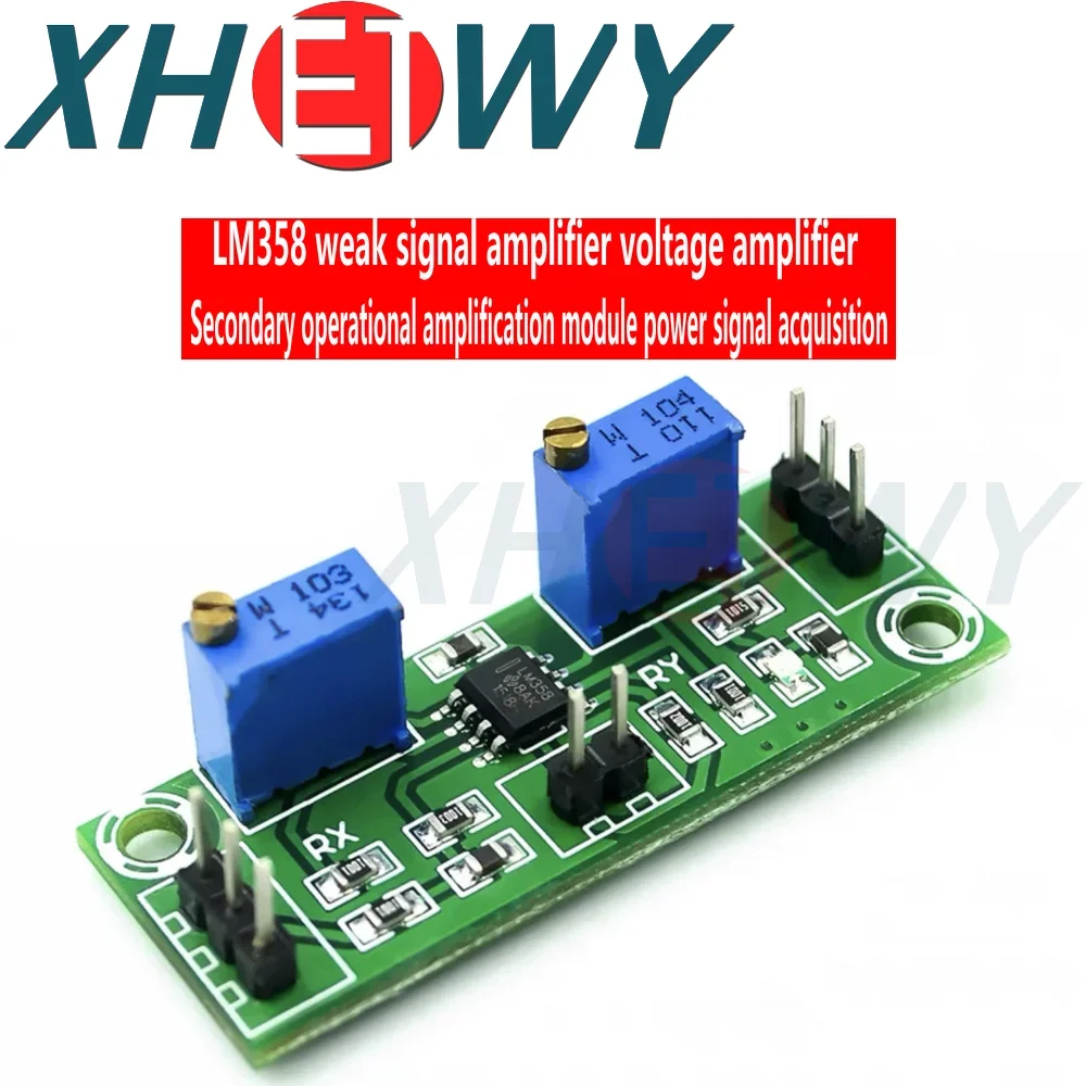 LM358 Weak Signal Amplifier Voltage Amplifier Secondary Operational Amplifier Module Single Power Signal Collector