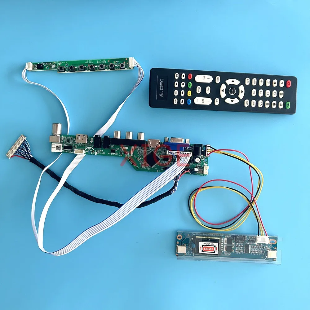 

Плата драйвера ЖК-дисплея подходит для LM220WE1 M220Z1 LTM220MT05 LTN190W1 AV + USB + IR + VGA + HDMI комплект DIY Экран 2CCFL LVDS 30-контактный аналоговый телевизор 1680*1050