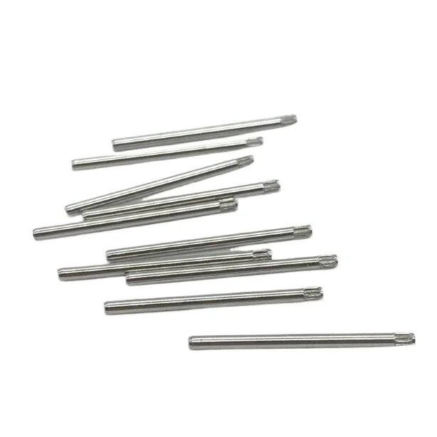 0.9mm Thick Single Knurled Bar Watch Band Linking Pins 12mm to 32mm Assorted 10PCS per Bag T1970