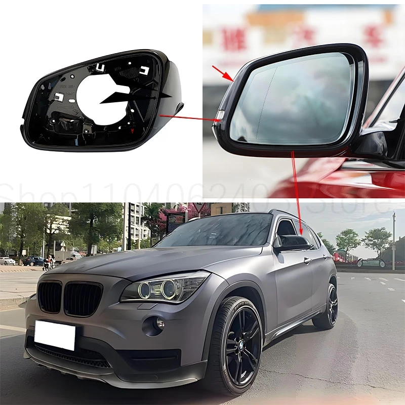 Side Mirror Frame Holder for BMW F20 F21 F22 F23 F35 F30 F31 F32 F33 F34 X1 Glass surround housing trim E84 Wing 1 2 3 4 Replace