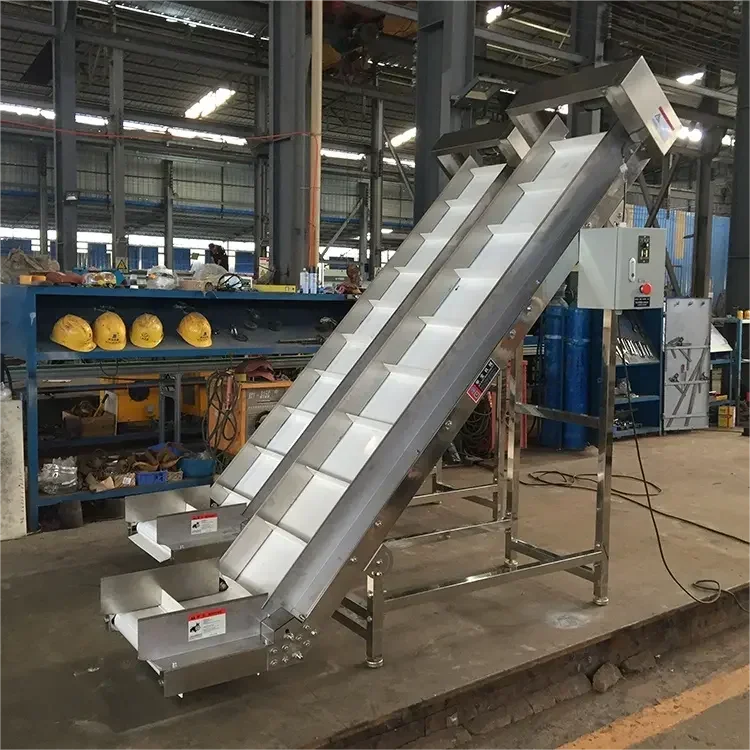 Hot salesConveyor Belt Stainless Seel Food Packing Processing Exit Output Bet Conveyor