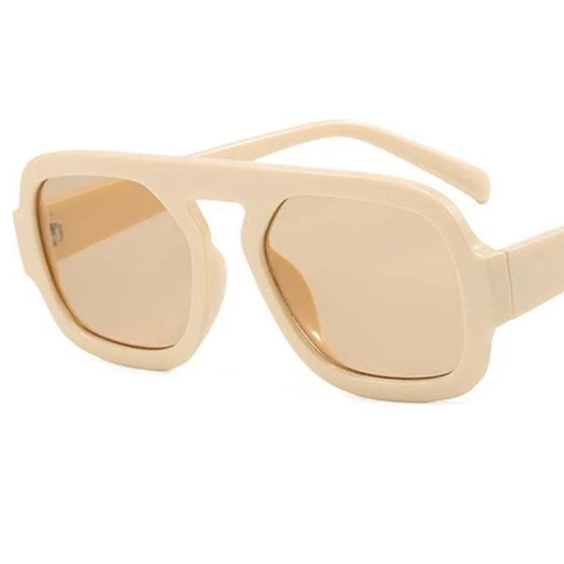 Fashion Single Beam Sunglasses Personality Sun Glasses Anti-UV Spectacles Pilot Eyeglasses Ornamental Hip Hop Google