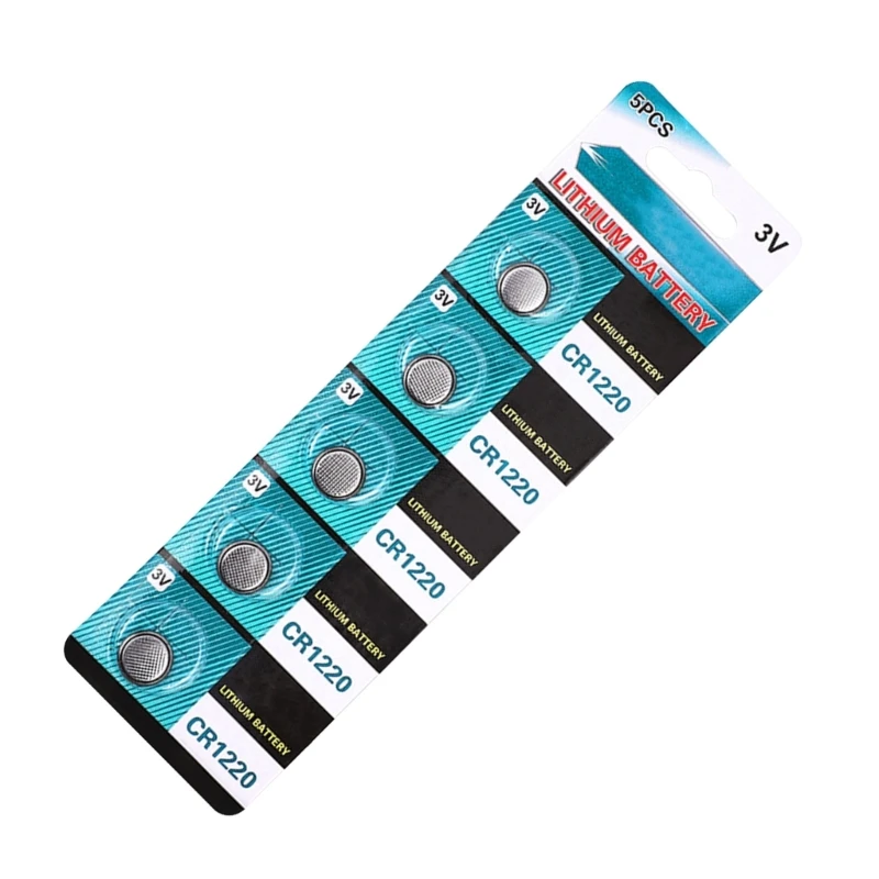 일상 전자 요구에 맞는 5pcs/10pcs CR1220 리튬 금속 배터리 CR1220 3V 리튬 코인 셀 멀티팩
