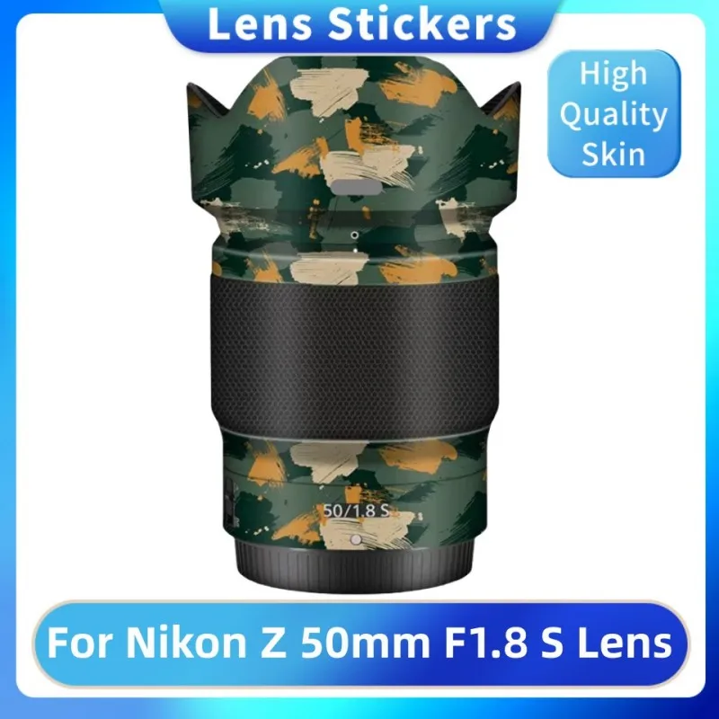 Calcomanía antiarañazos para Nikon Z 50mm F1.8 S, película de envoltura de vinilo para lente de cámara, pegatina protectora, capa Z50 50 1,8 F/1,8 F1.8S