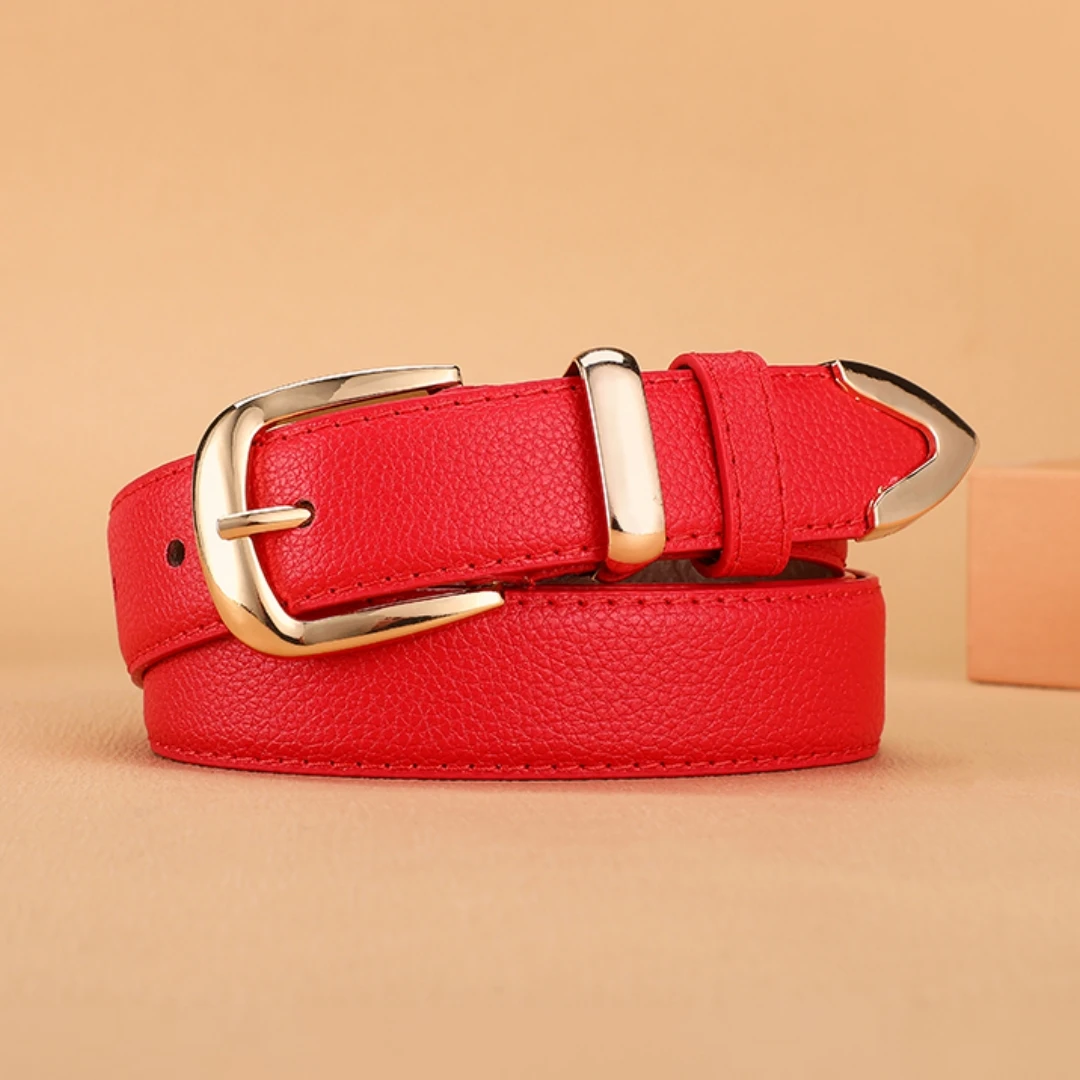 New Women Belts A Solid Color Casual, Retro and Elegant PU Jeans and Coats Belt, Suitable for All Four Seasons Unisex Belts
