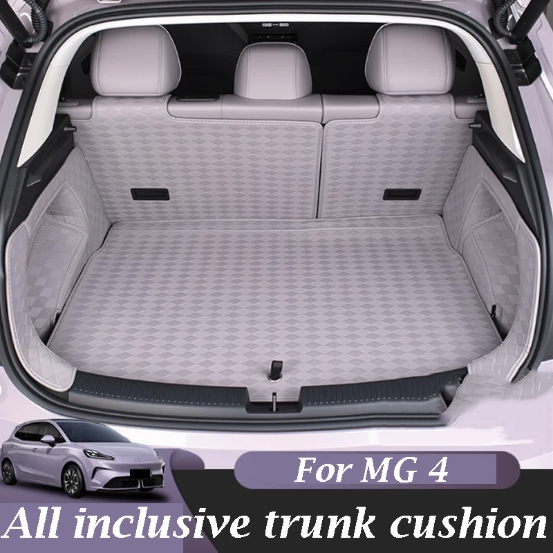 

For MG4 2025 2026 All Inclusive Trunk Cushion Trunk Mat Leather Material Car Interior Accessories