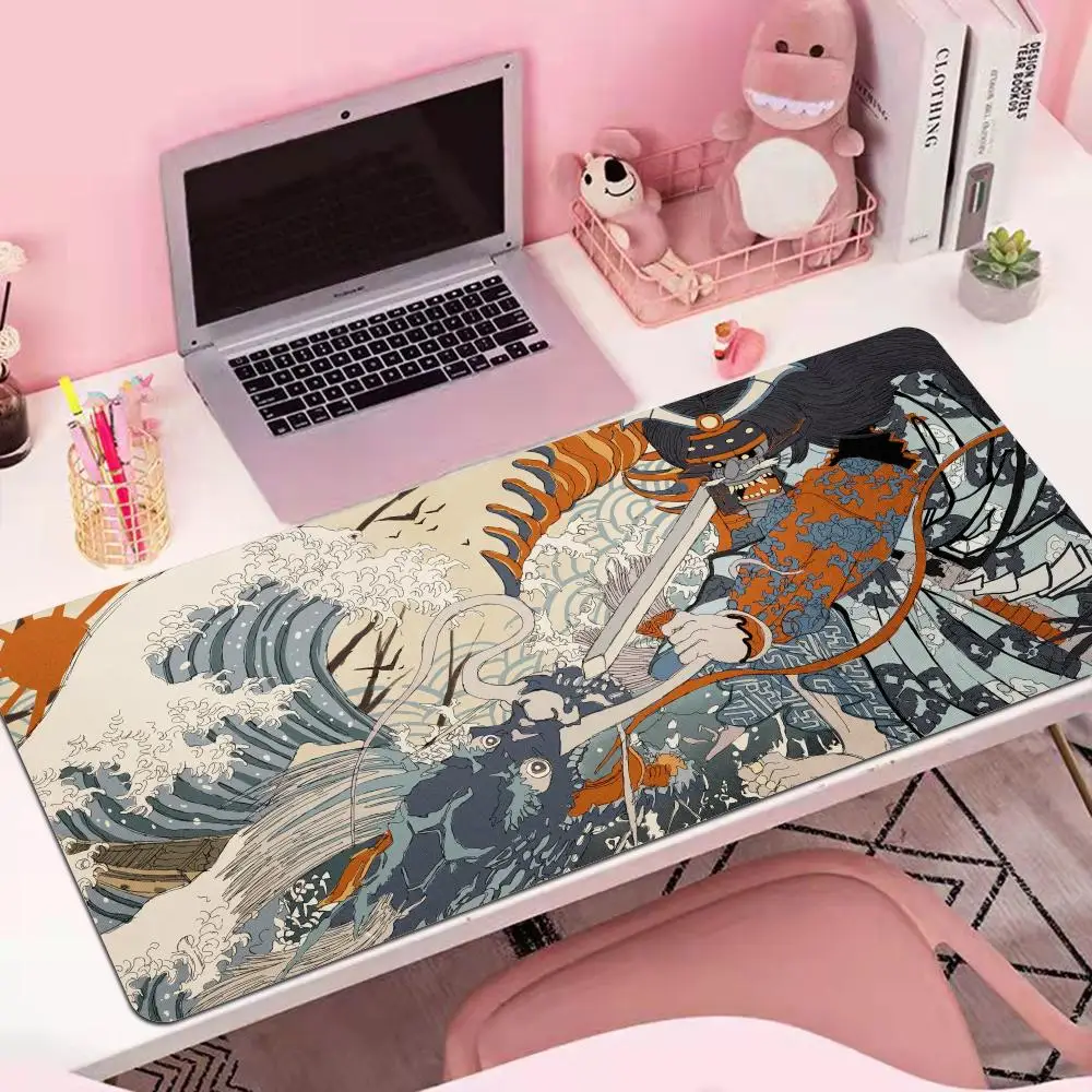 

The Shogun Mouse Pad Mouse Pad Desk Mouse Pad Cute HD Desk Pad Extended Gaming Keyboard Mats Large XXL Gamer Mousepad 90x40
