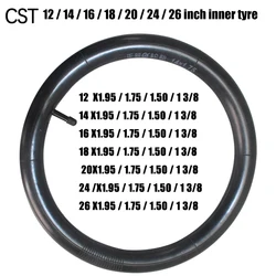 12 / 14  16  18  20  700  24  26 x1.95  1.75  1.50  1 38 Inch Bicycle Tube CST Inner  Schrader Presta Valve AVFV