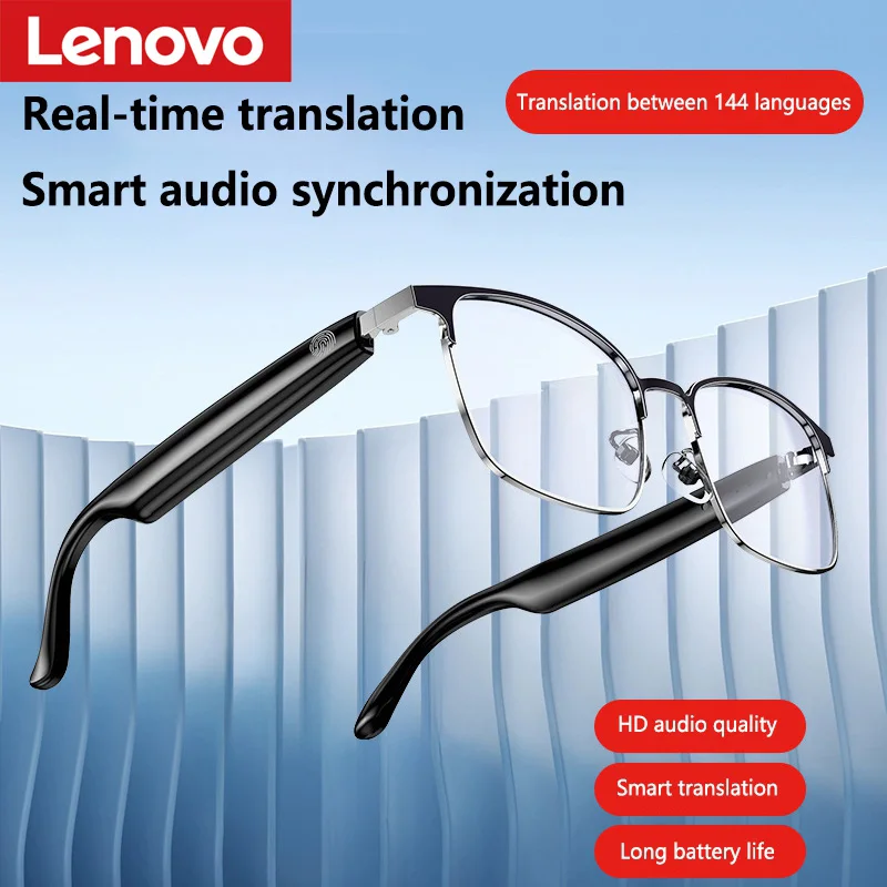 Smart AI Translation Bluetooth Glasses Simultaneous Interpretation Calling Multifunctional Bluetooth Glasses