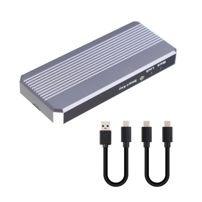 Корпус SSD-накопителя NVME из алюминиевого сплава 2230-2280 Диски Улучшенное рассеивание тепла Передача данных 10 Гбит/с 1000 МБ