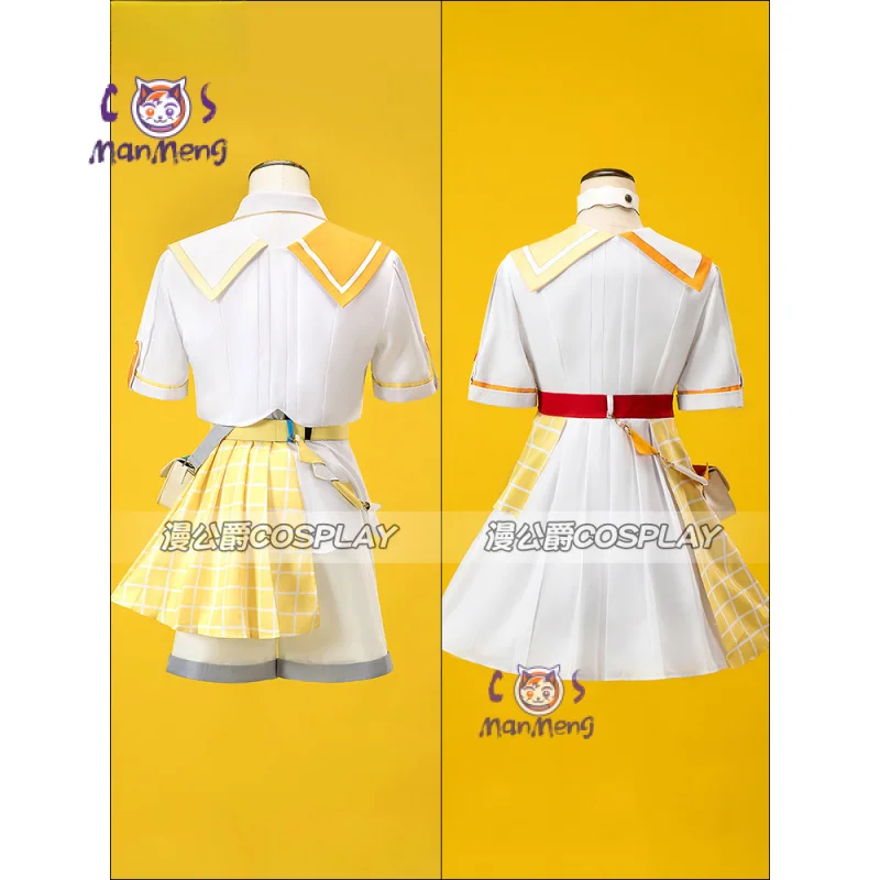 Anime Rin Len Fantasia Cosplay, Uniforme Kagamine JK para o Halloween, Roupas Comic Con