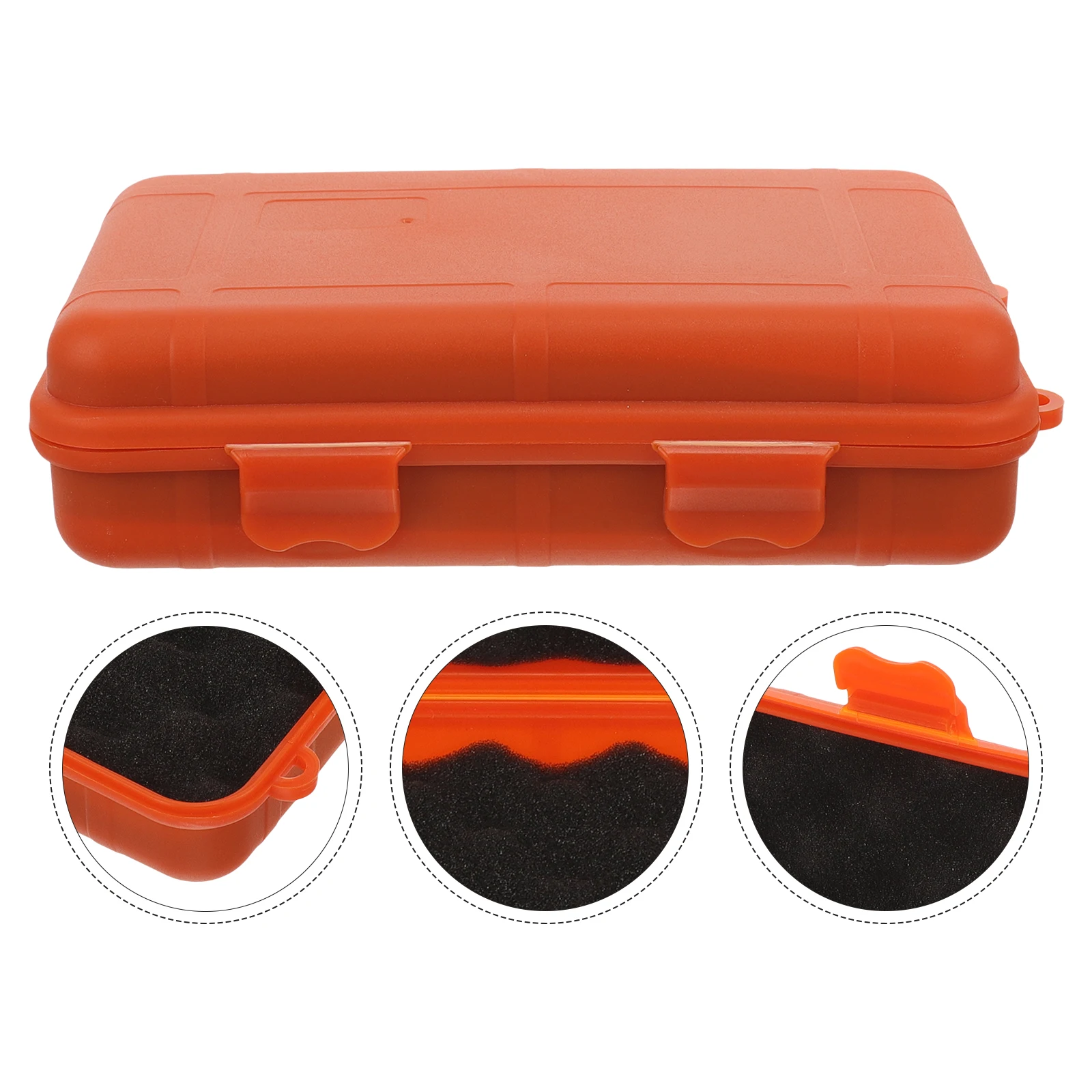 

Outdoor Survival Box Waterproof Shockproof Storage Container Tools ganizer ange Plastic Tool Chest Car Accessories