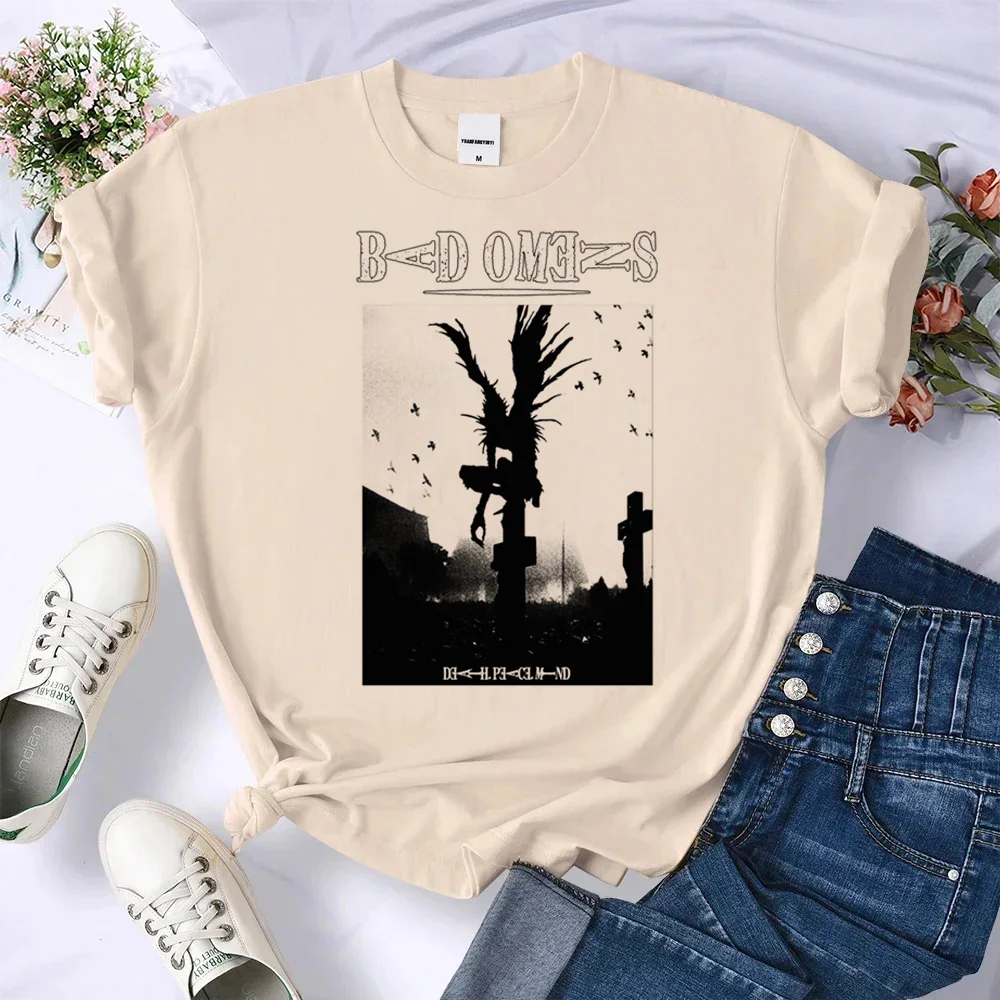 

Bad Omens top women Japanese Y2K t-shirts girl streetwear harajuku clothes