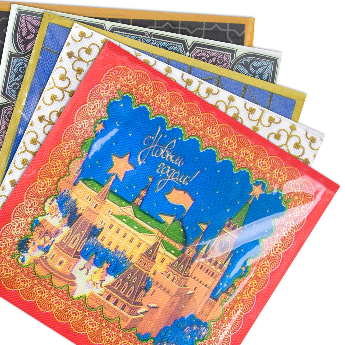 20pcs Eid Mubarak Napkins Ramadan Kareem Disposable Paper Tissue Ramadan Decorations for Home Muslim Islamic Party Supplies