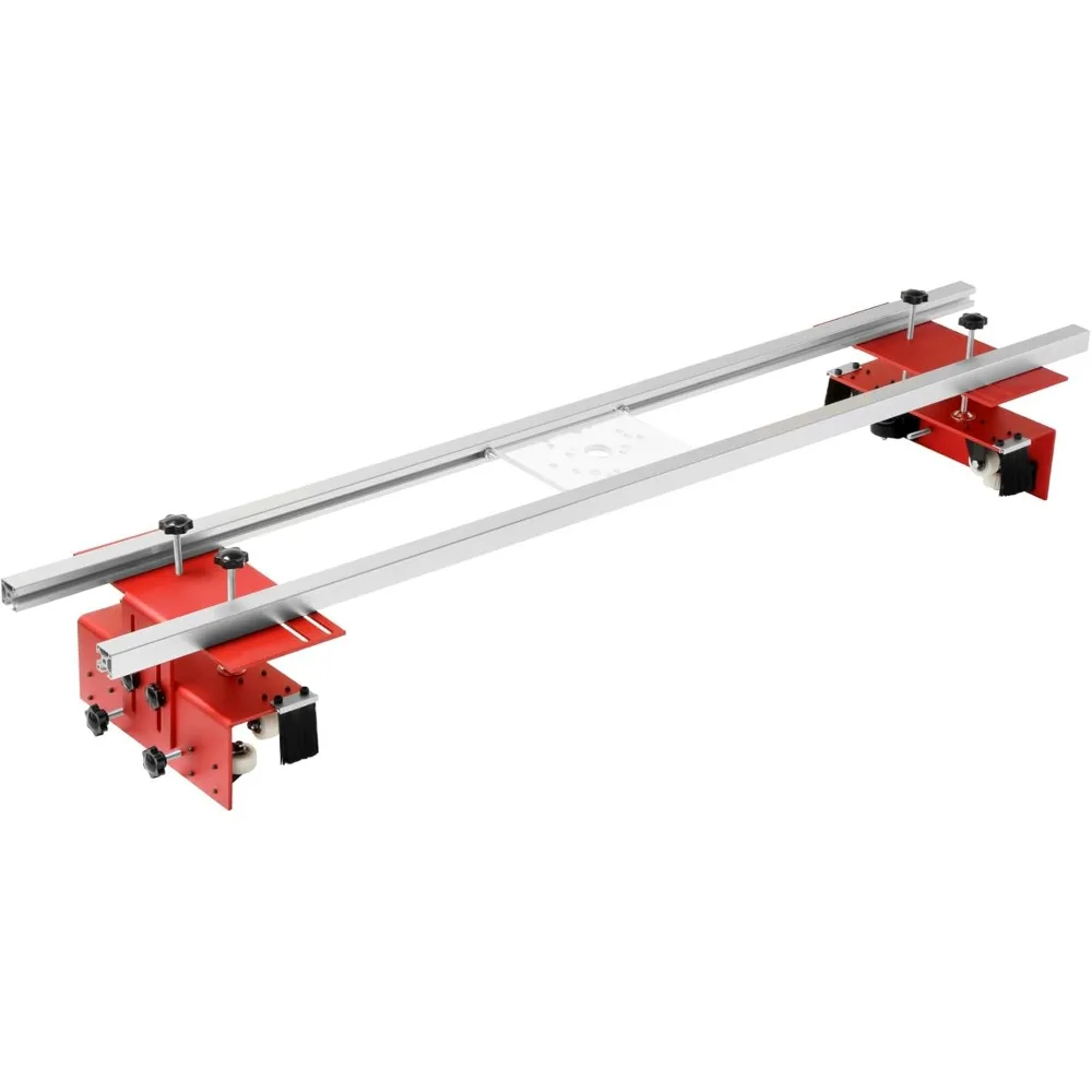 Router Sled, portabel dan mudah untuk menyesuaikan perata lempeng Jig, Router Sled, mesin perataan kayu