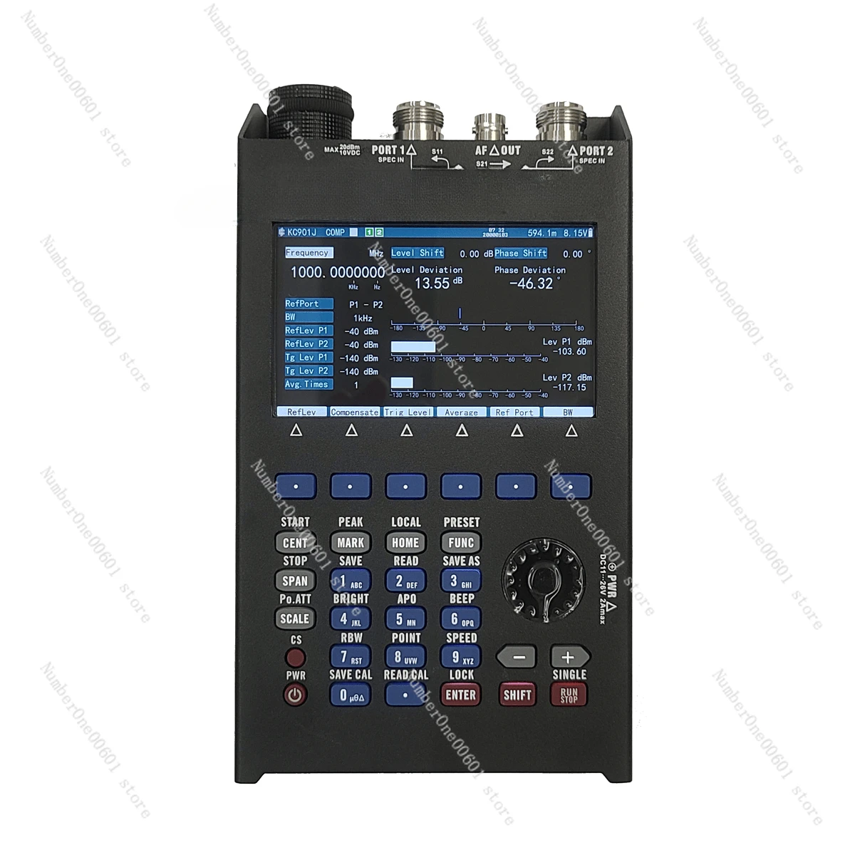 KC901J Vector Network Analyzer 2GHz Handheld Antenna Analyzer Spectrum Signal Source Field Strength Fault Location