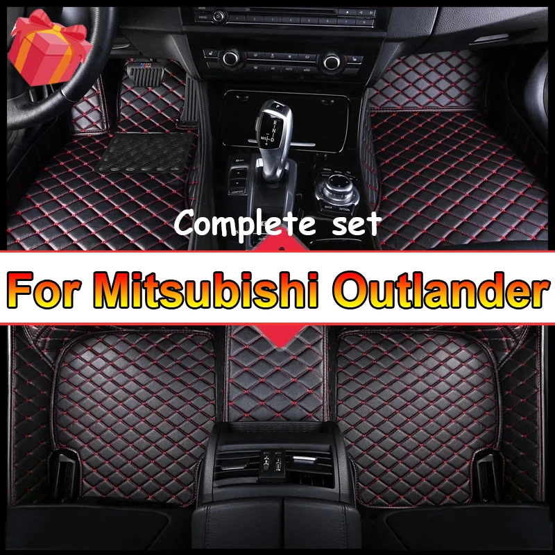 

Custom Car Floor Mats For Mitsubishi Outlander 2000-2023 Auto Carpets Foot Coche Accessorie