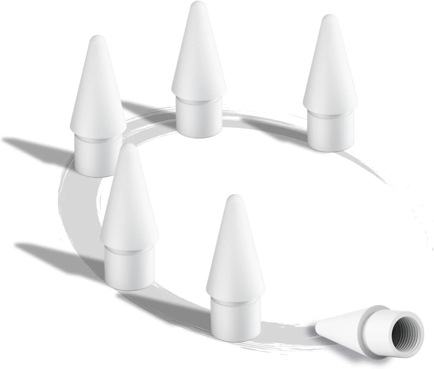 

Replacement Pencil Tips for Apple Pencil 1st 2nd Gen, Spare Nibs for iPad Pro iPad Pencil 1/2 Stylus Fine Point Nibs