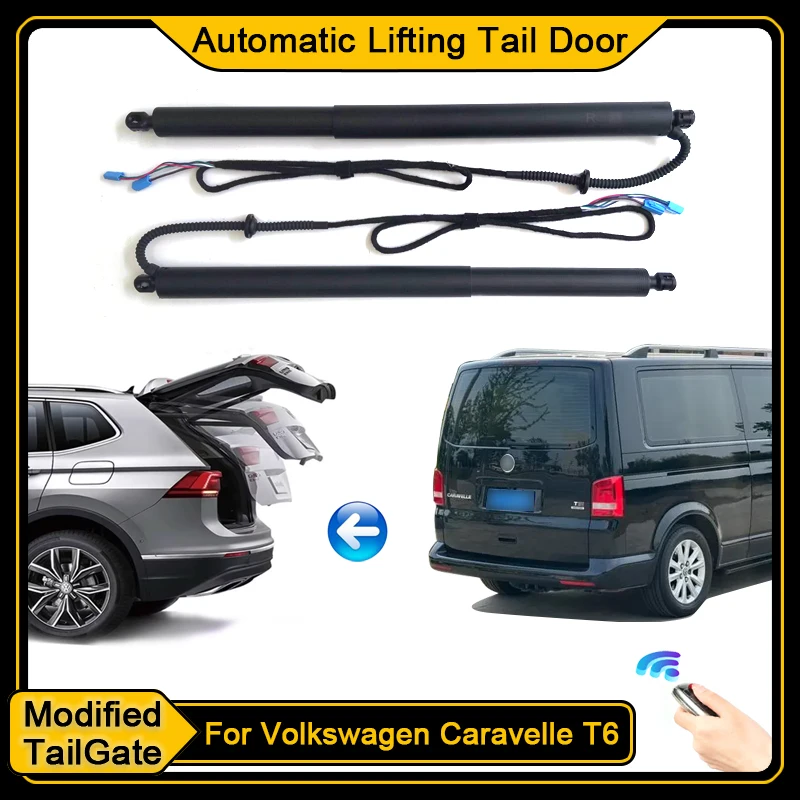 For Volkswagen Transporter Caravelle T6 2016~2024 Car Electric Tailgate Tail Gate Strut Vehicle Power Rear Door Lift for Trunk