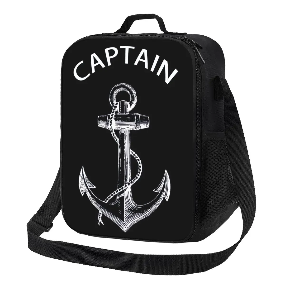 

Anchor Thermal Insulated Lunch Bags Nautical Sailor Adventure Portable Lunch for Office Outdoor Storage Bento Food Box