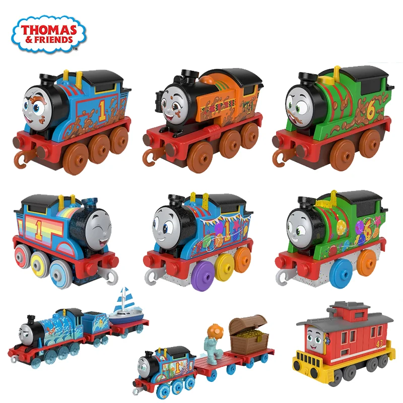 Originale Thomas and Friends Trackmaster Train Diecast Metal Push-Along Vehicle Rainbow BrUNO bradley Kids Boys Toys for Children