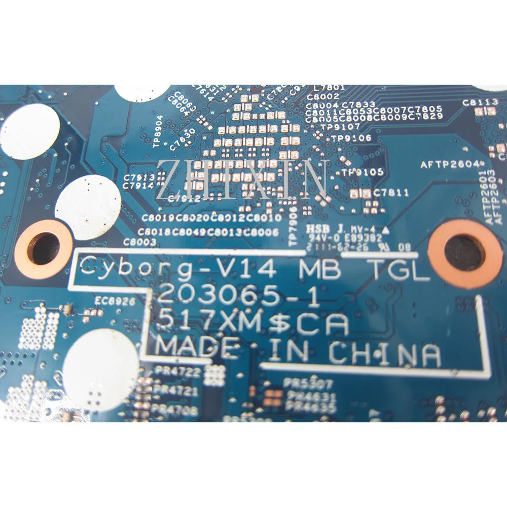 YOURUI FOR DELL Vostro14 5410 5418 5510 5518 Laptop motherboard With SRKH5 I7-11370H  203065-1 TGWCJ 0TGWCJ CN-0TGWCJ Mainboard