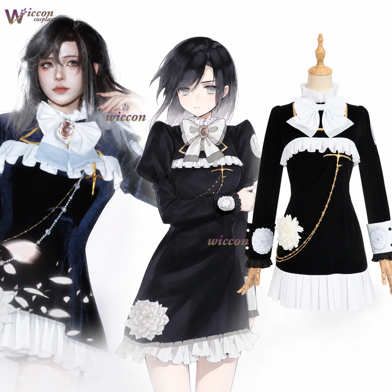 Mikoto Cosplay Costume Set -AliExpress