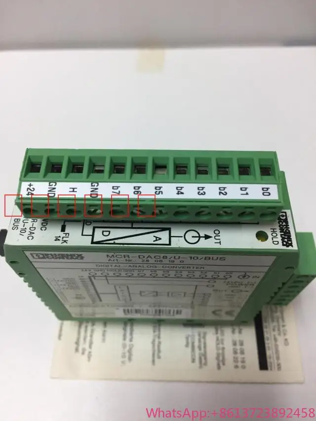 

Original Imported Analog Converter MCR-DAC8/U-10/BUS