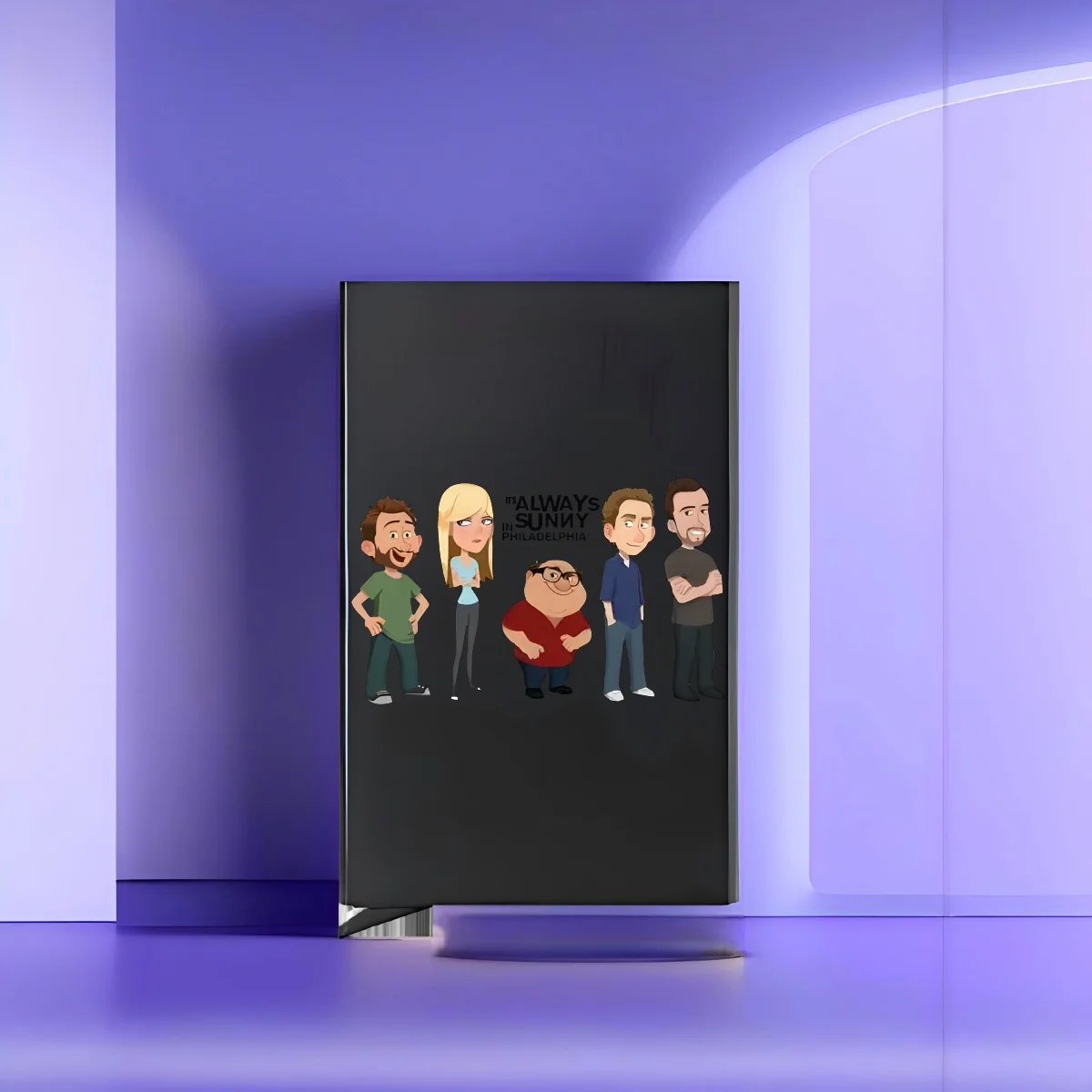 

It's Always Sunny in Philadelphia 2026, новый стиль, модный футляр для карт с принтом, различные варианты цвета, простой в использовании, компактный для повседневного использования N