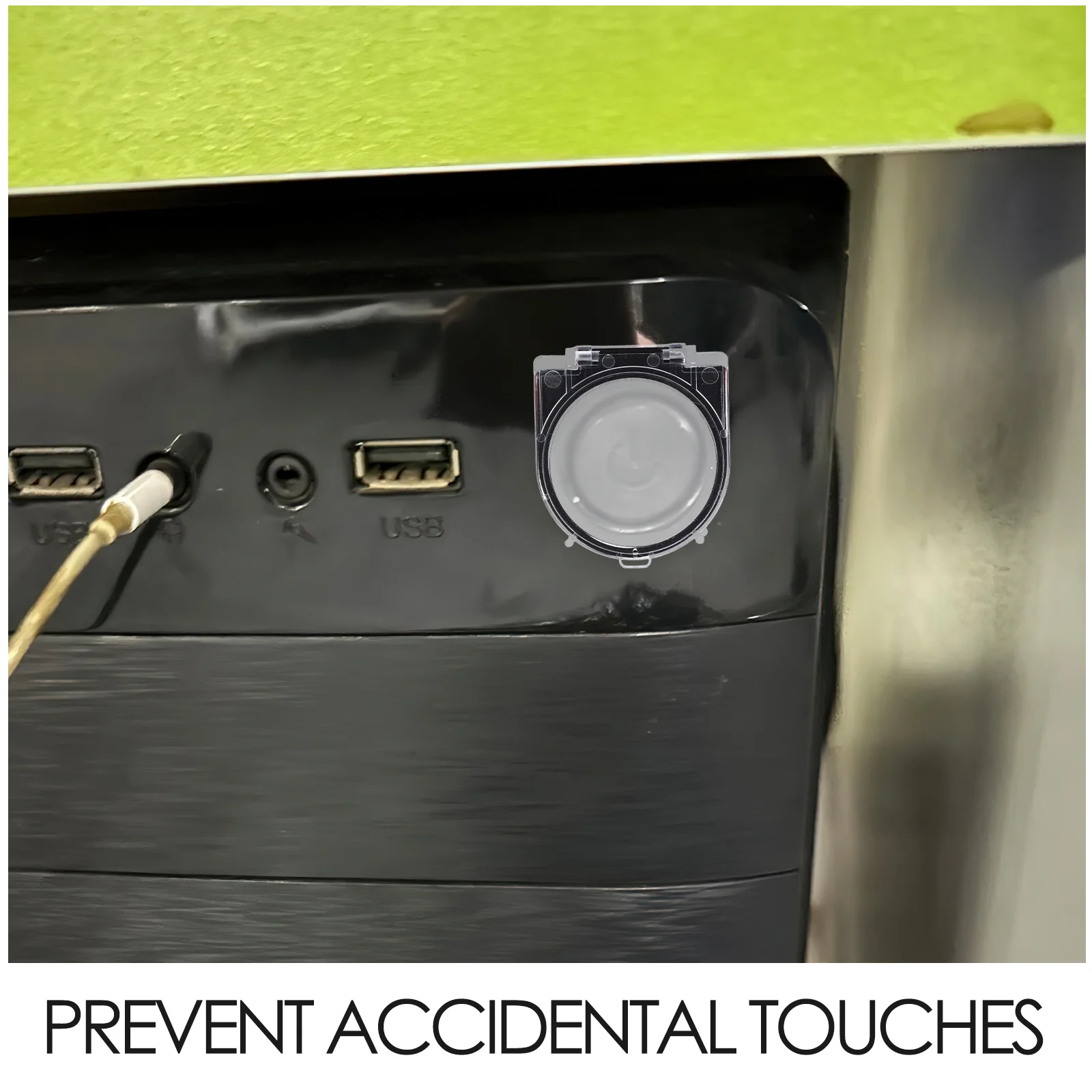 Plastic Switch for Computer Power Button Transparent Push Button Protector Prevent Accidental Press Washing Machine