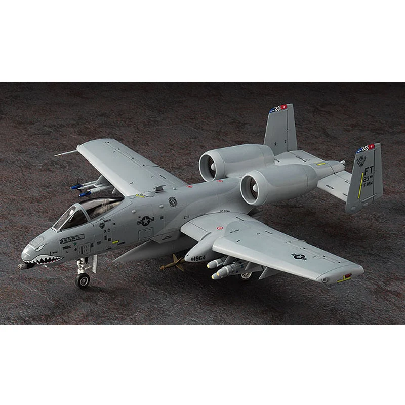 Prefabricated assembly model Hasegawa-01573 1/72 For US A-10C Thunderbolt II attack aircraft model kit