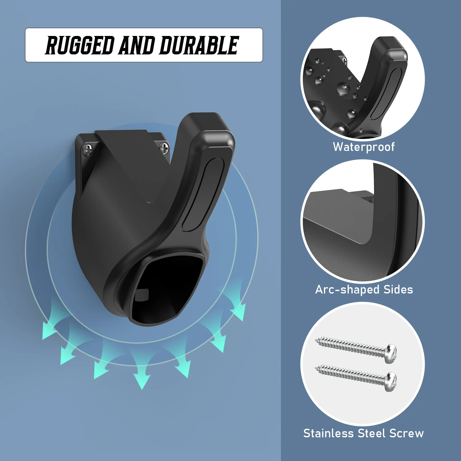 المحمولة شاحن سيارات كهربائية التوصيل حامل حامل ل تيسلا Nacs نوع 1 Type2 GB/T شاحن سيارة جدار جبل قوس كابل شحن السيارة قوس #3