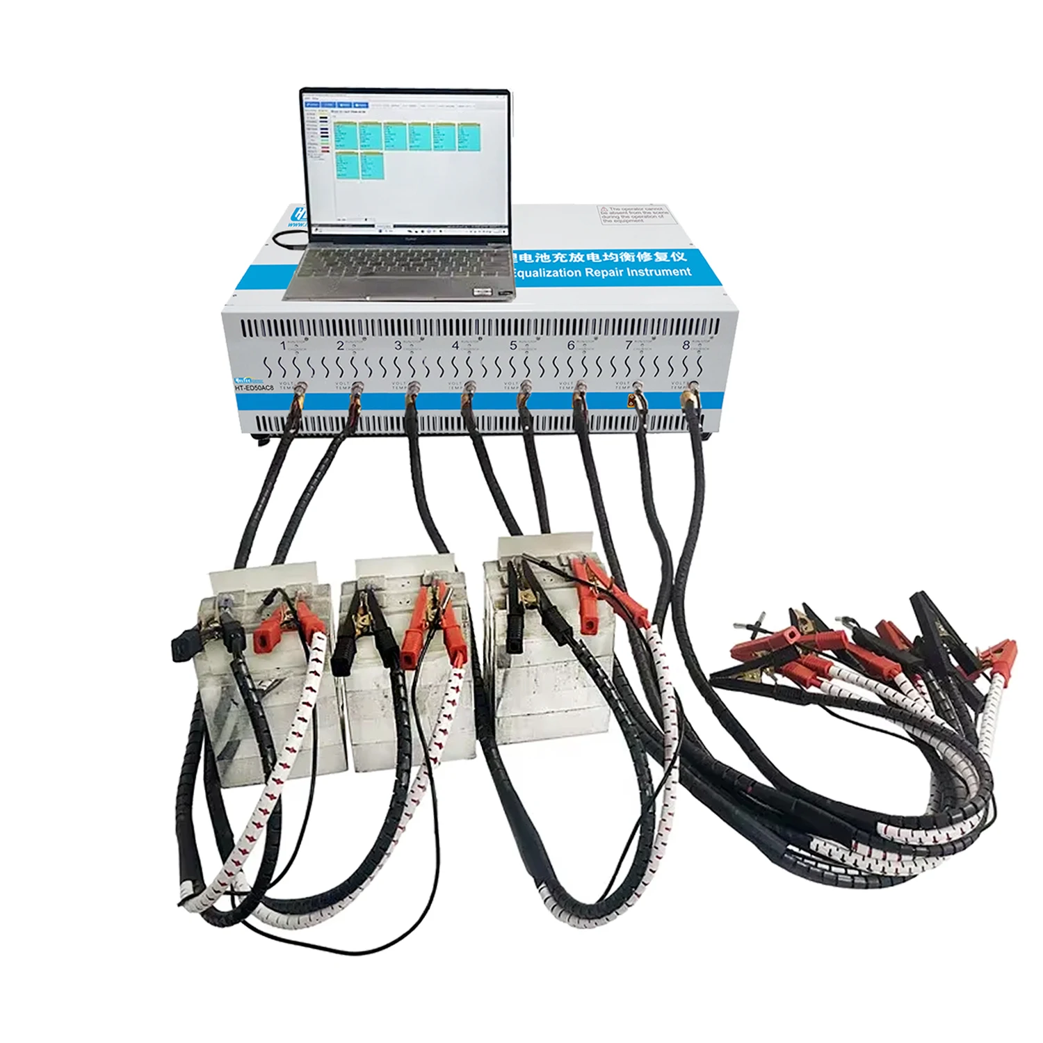 8S/8-kanałowy tester pojemności ładowania/rozładowania akumulatora z pojedynczą komórką/10A, korektor wyważający napięcie akumulatora