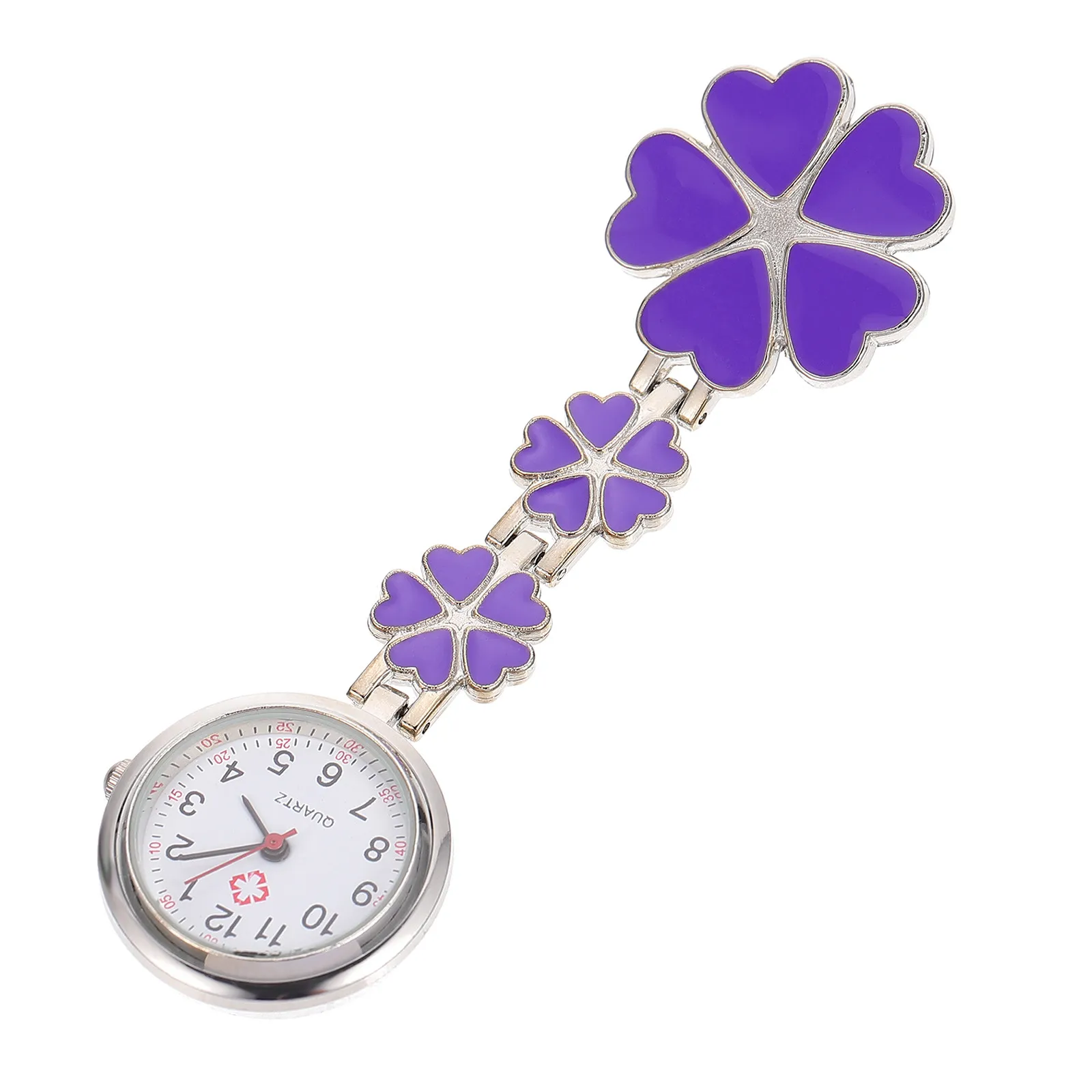 

1Pcs Nurse Watch Creative Five Heart Zinc Alloy Mini Pocket Hanging Nurse Pocket Watch Festival Gift Creative Festival Gift