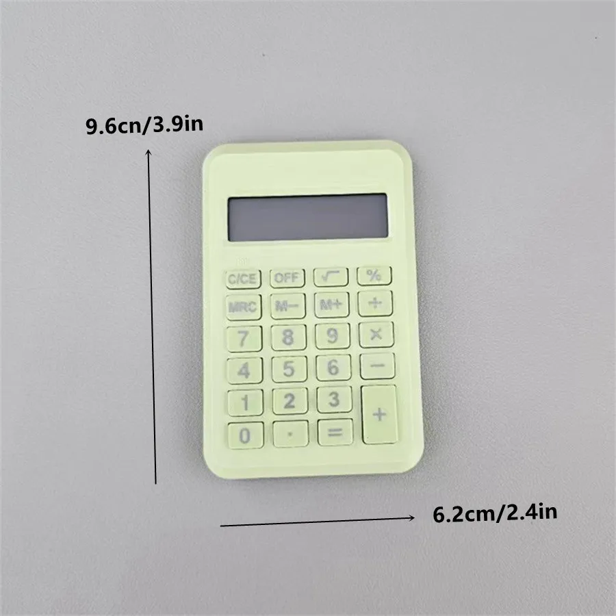 1PC Simple Calculator, Small Portable, Large Screen Arithmetic Machine, Suitable for Exam Work and Study Calculator