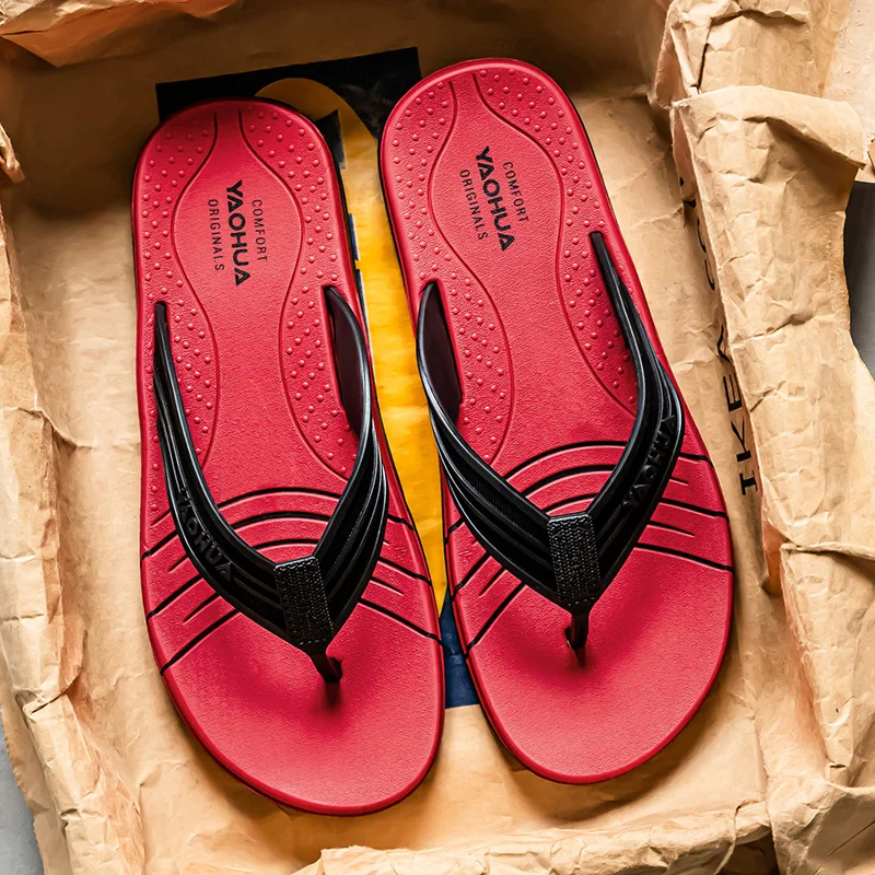 

Мужская обувь, летние шлепанцы, мужские нескользящие пляжные сандалии, легкие шлепанцы, удобные уличные тапочки, мужские спортивные сандалии