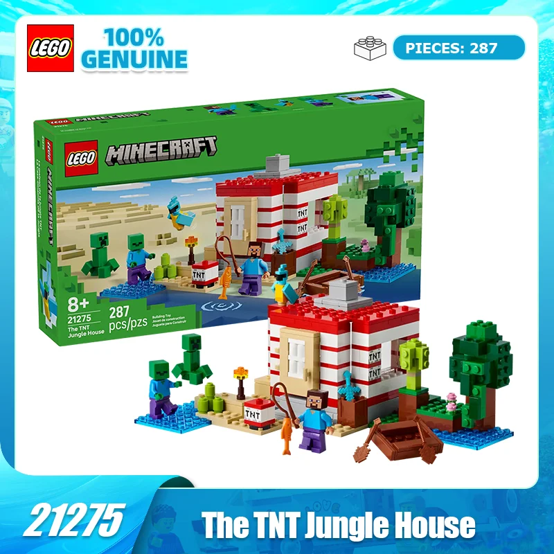 

Lego Blocks My World TMT Набор деревянных домиков в джунглях Детские сенсорные игрушки для мальчиков и девочек 3 лет + модель «сделай сам» Детский подарок