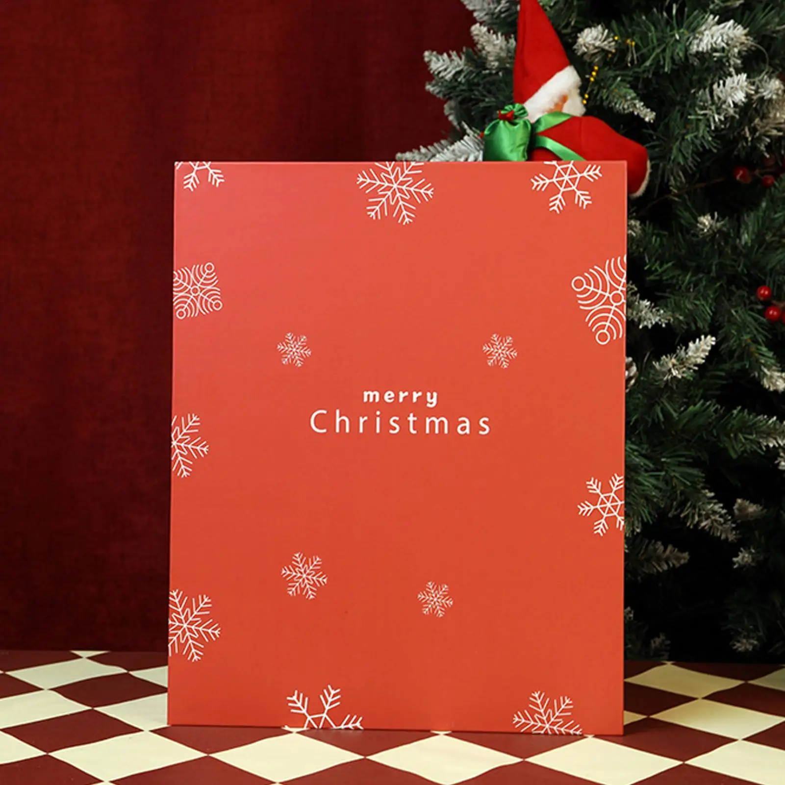 

Рождественский календарь обратного отсчета, 24 сетки, заполняемые складные рождественские адвент-коробки, 2025 декоративные сувениры для вечеринок для лакомства конфет