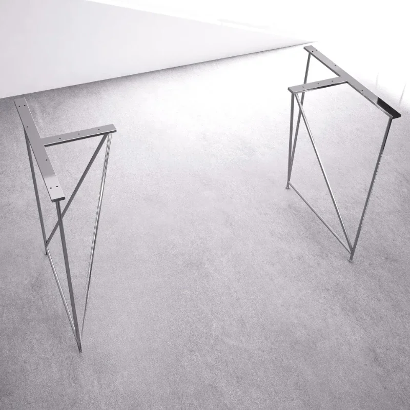 Stainless steel table legs, bracket table legs, silent wind, desk computer, desk rack
